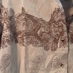 Vintage Mustang Button Up Shirt